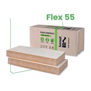 Panneau fibre de bois FLEX 55KG PLUS H. Lambda 0.036. Sous A.T. Acermi N° 15/217/984